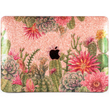 Lex Altern MacBook Glitter Case Floral Cactus