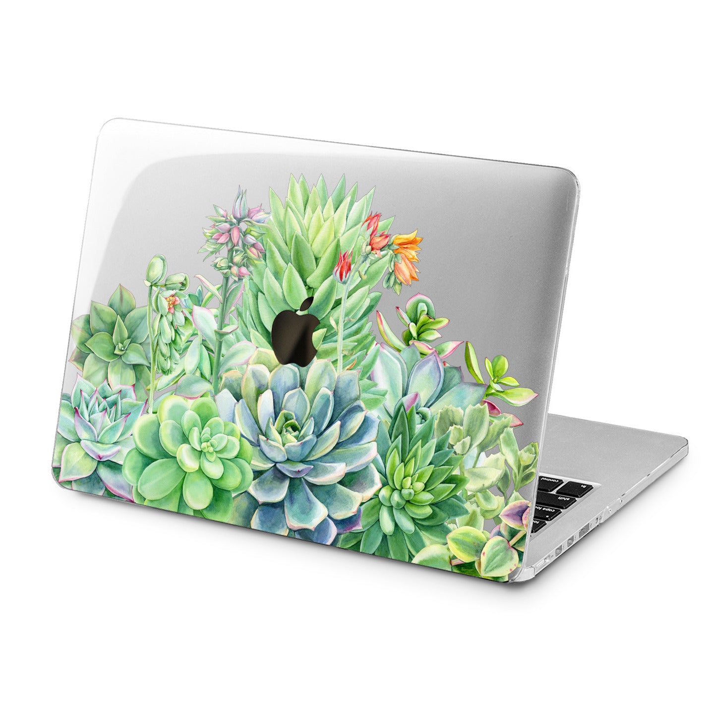 Lex Altern Lex Altern Greeen Succulents Case for your Laptop Apple Macbook.