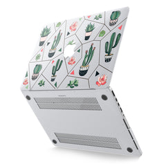Lex Altern Hard Plastic MacBook Case Geometric Cactus