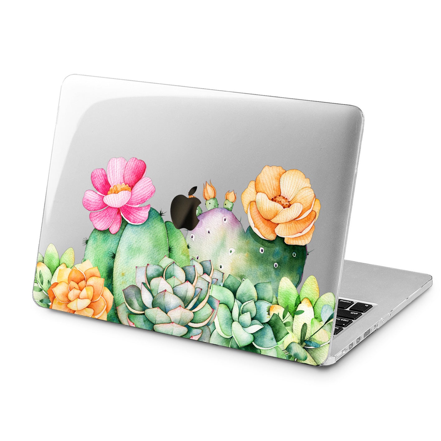 Lex Altern Lex Altern Cactus in Bloom Case for your Laptop Apple Macbook.