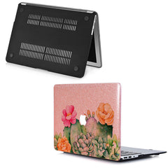 Lex Altern MacBook Glitter Case Cactus in Bloom