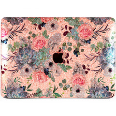 Lex Altern MacBook Glitter Case Succulent Blossom