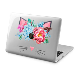 Lex Altern Lex Altern Floral Cat Case for your Laptop Apple Macbook.