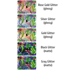 Lex Altern MacBook Glitter Case Colorful Plants