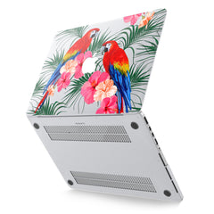 Lex Altern Hard Plastic MacBook Case Floral Parrots