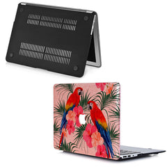 Lex Altern MacBook Glitter Case Floral Parrots