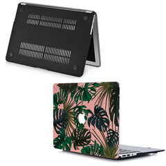 Lex Altern MacBook Glitter Case Monstera Pattern