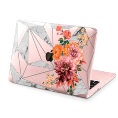 Lex Altern Hard Plastic MacBook Case Geometric Blossom