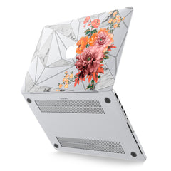 Lex Altern Hard Plastic MacBook Case Geometric Blossom