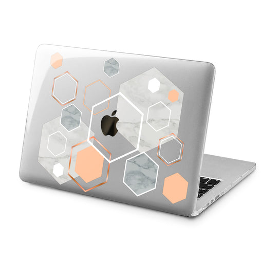 Lex Altern Lex Altern Marble Hexagon Case for your Laptop Apple Macbook.