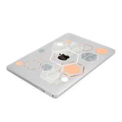 Lex Altern Hard Plastic MacBook Case Marble Hexagon
