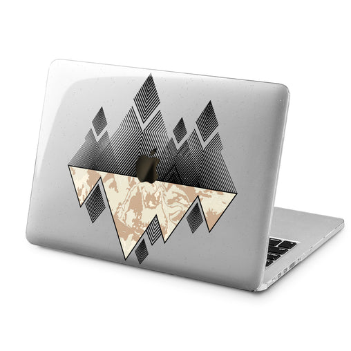 Lex Altern Lex Altern Geometric Mountains Case for your Laptop Apple Macbook.