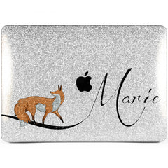 Lex Altern MacBook Glitter Case Painted Fox