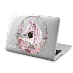 Lex Altern Lex Altern Floral Unicorn Case for your Laptop Apple Macbook.