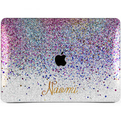 Lex Altern MacBook Glitter Case Purple Confetti