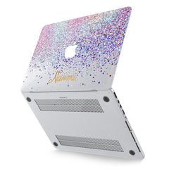 Lex Altern Hard Plastic MacBook Case Purple Confetti