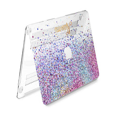 Lex Altern Hard Plastic MacBook Case Purple Confetti