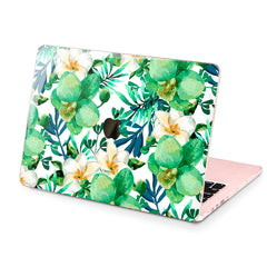 Lex Altern Hard Plastic MacBook Case Green Orchid