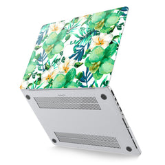 Lex Altern Hard Plastic MacBook Case Green Orchid