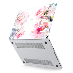 Lex Altern Hard Plastic MacBook Case Peony Watercolor
