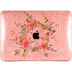 Lex Altern MacBook Glitter Case Wildflower Wreath