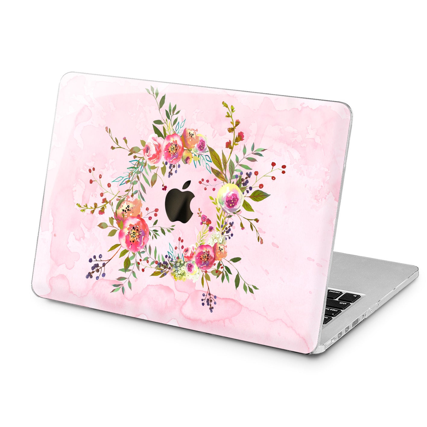 Lex Altern Lex Altern Wildflower Wreath Case for your Laptop Apple Macbook.