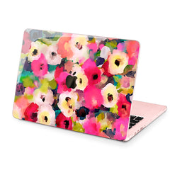 Lex Altern Hard Plastic MacBook Case Abstract Flowers