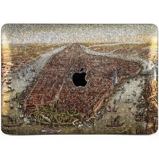 Lex Altern MacBook Glitter Case Old City