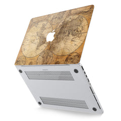 Lex Altern Hard Plastic MacBook Case Ancient Map