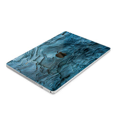 Lex Altern Hard Plastic MacBook Case Blue Wood