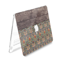 Lex Altern Hard Plastic MacBook Case Boho Wood
