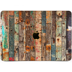 Lex Altern MacBook Glitter Case Rustic Wood