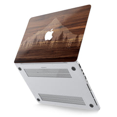Lex Altern Hard Plastic MacBook Case Wooden Mountain
