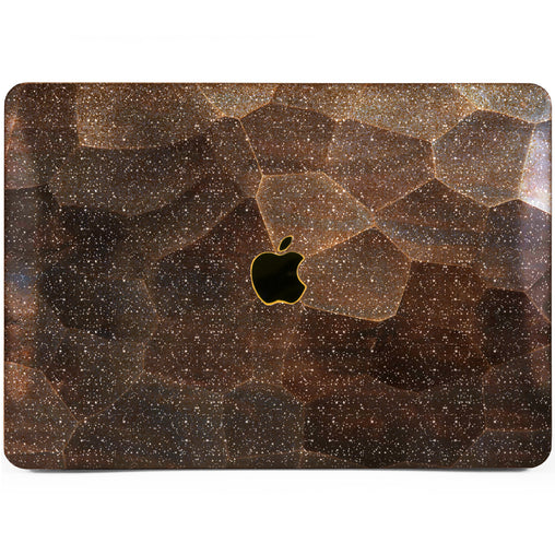 Lex Altern MacBook Glitter Case Bronze Wood