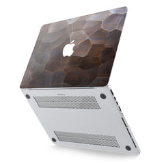 Lex Altern Hard Plastic MacBook Case Bronze Wood