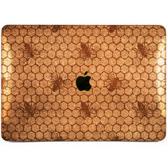 Lex Altern MacBook Glitter Case Wooden Honeycombs