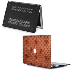 Lex Altern MacBook Glitter Case Wooden Honeycombs