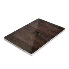 Lex Altern Hard Plastic MacBook Case Dark Wood