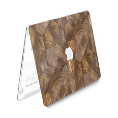 Lex Altern Hard Plastic MacBook Case Wooden Tile
