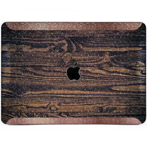Lex Altern MacBook Glitter Case Oak Design