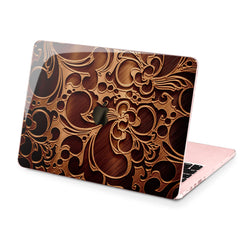 Lex Altern Hard Plastic MacBook Case Wooden Ornament