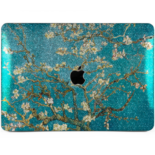 Lex Altern MacBook Glitter Case Almond Tree in Blossom