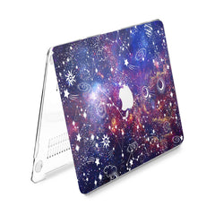 Lex Altern Hard Plastic MacBook Case Purple Constellation