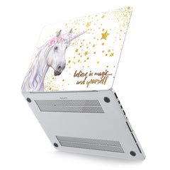 Lex Altern Hard Plastic MacBook Case Magic Unicorn