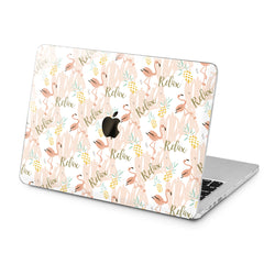 Lex Altern Lex Altern Flamingo Pattern Case for your Laptop Apple Macbook.
