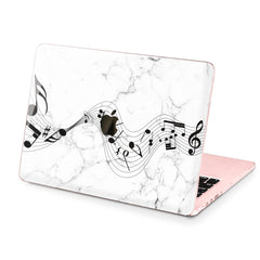 Lex Altern Hard Plastic MacBook Case Marble Music
