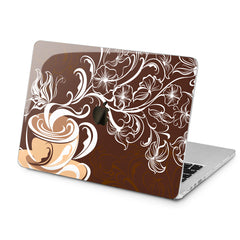Lex Altern Lex Altern Coffee Flowers Case for your Laptop Apple Macbook.