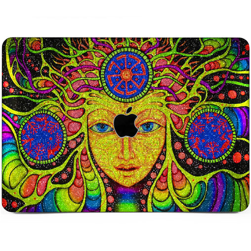 Lex Altern MacBook Glitter Case Psychedelic Art