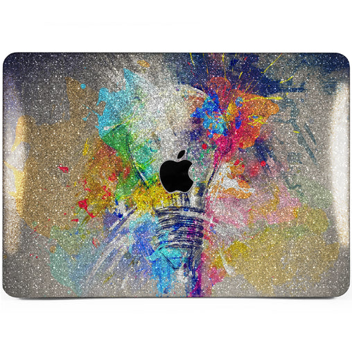 Lex Altern MacBook Glitter Case Colorful Bulb