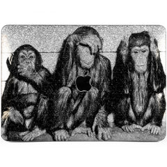Lex Altern MacBook Glitter Case Three Wise Monkeys